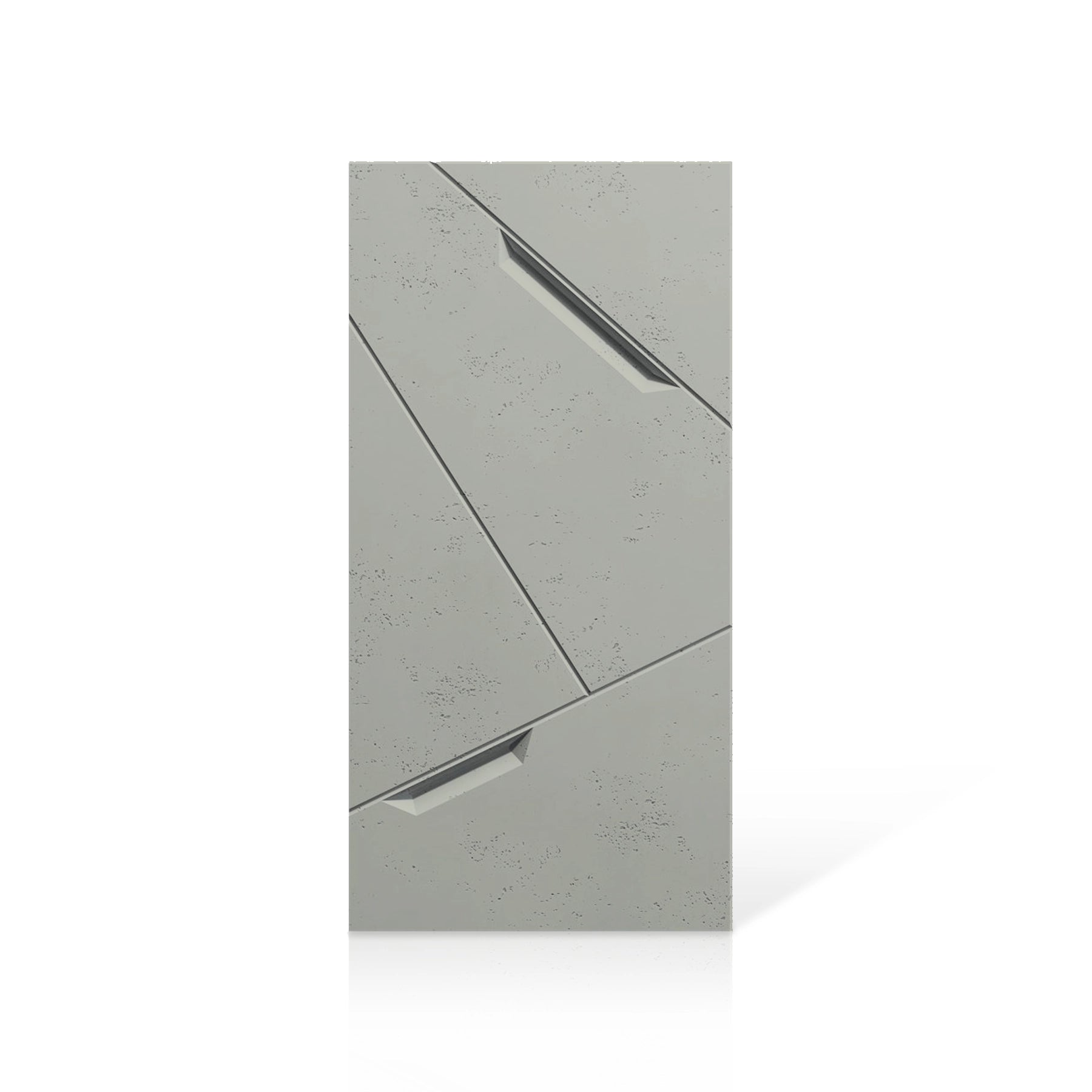 3D Concrete Wall Panels STOWAWAY colour swatch on white background DecorMania UK